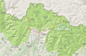 Sagarmatha National Park Map