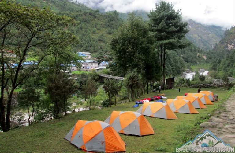 Camping trek to Mount Everest base camp Nepal & stay at tent in Everest