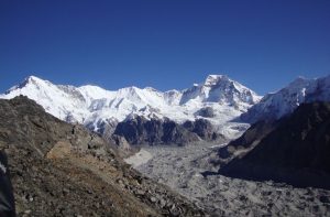 How to get to Gokyo lakes - Ngozumpa glacier view from Gokyo ri and Gokyo lakes