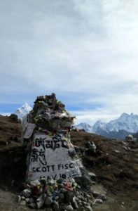 Scott Fischer, Memorial Chorten in Nepal the Founder of Mountain Madness