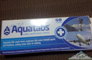 Water purification tablets to make safe drinking water on Everest base camp trek